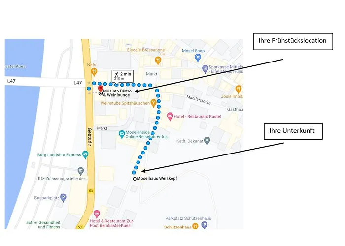Moselhaus Weiskopf 'selfcheckin'offsitebreakfast'cityparking' ベルンカステル・クース